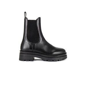 ANINE BING Justine Boot in Black Leather